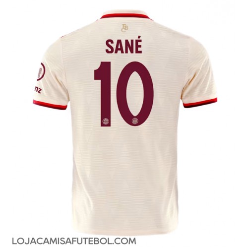 Camisa de Futebol Bayern Munich Leroy Sane #10 Equipamento Alternativo 2024-25 Manga Curta